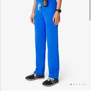 Figs Livingston basic scrub pants royal blue size x small tall